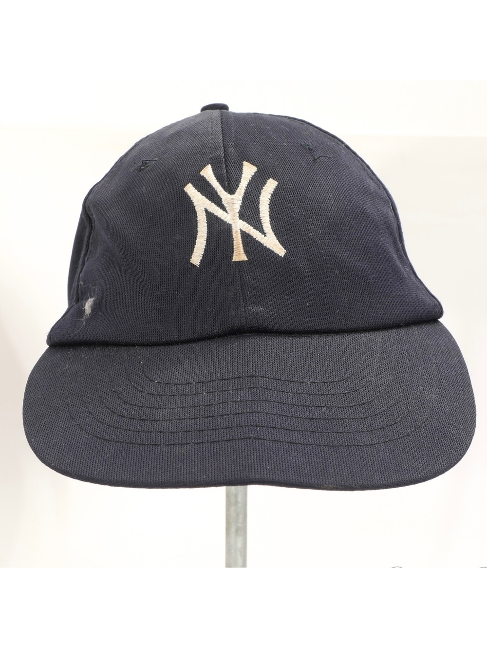 New York Yankees NY Snapback Hat Navy Green Underbrim Distressed Baseball Cap